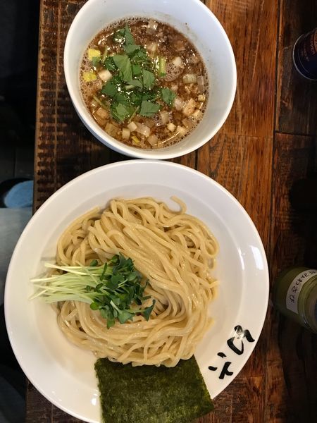 「醤油つけそば 800円」@中華そば 幻六の写真