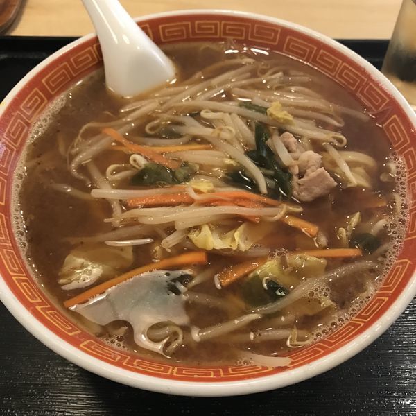「味噌ラーメン（￥730）」@そば処 松しまの写真