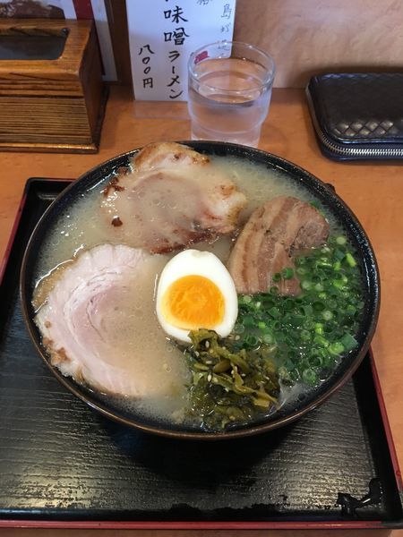 「桜島ラーメン」@ラーメン櫻島 月寒東店の写真
