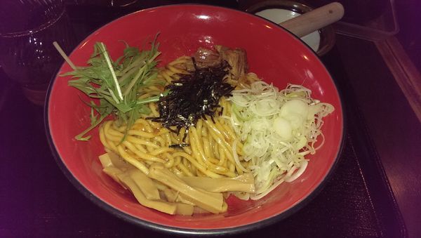 「海老油そば、大盛」@だるまのめ 狛江店の写真