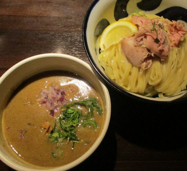 「純濃煮干つけ麺（中）890円」@九十九里煮干つけ麺 志奈田の写真