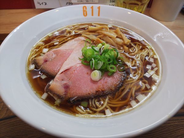 「中華そば＋アサリご飯」@Ramen611の写真