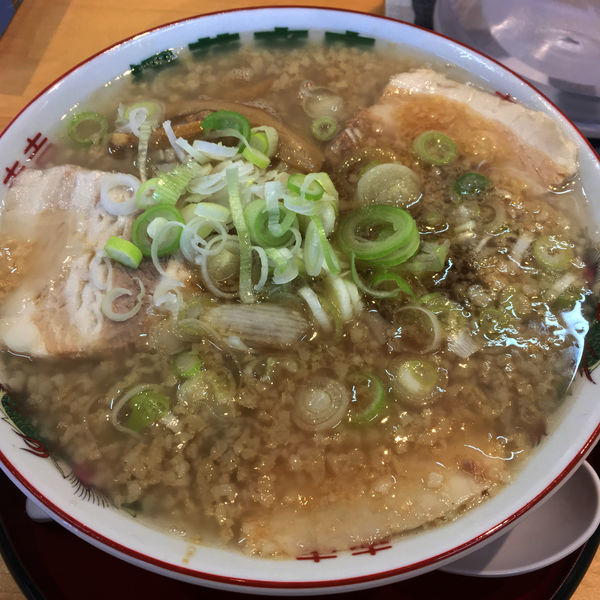 「黒の中華（背脂多め）690円」@伊藤商店 足利店の写真