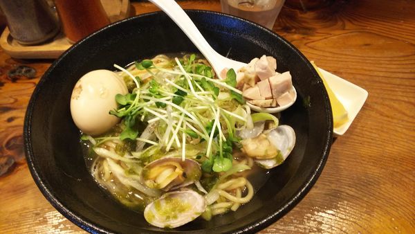 「Lemon あっさりあえSOBAペペロンティーノ風」@鶏の穴の写真