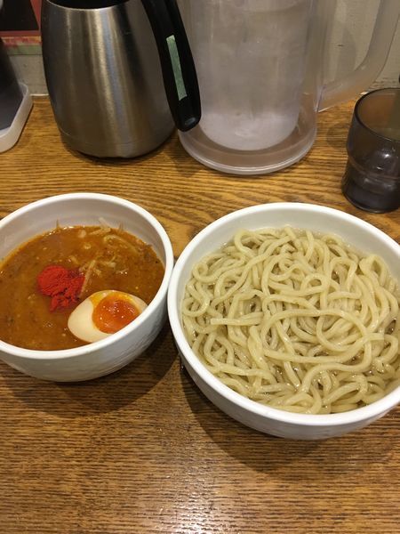 「辛つけ麺」@麺屋はつがい 荻窪店の写真