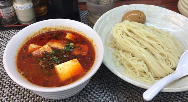 「豚骨マーボー(限定)ご飯付(900円)」@麺や 睡蓮の写真