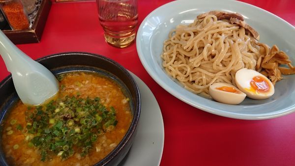 「海老味噌つけ麺」@ラーメン山岡家 常陸大宮店の写真