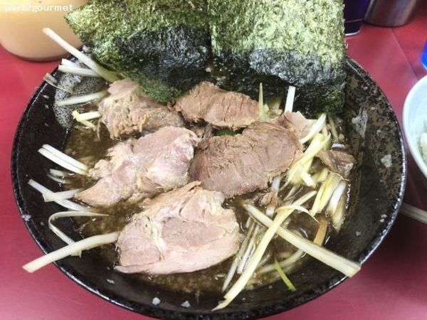 「和風ネギチャーシューメン 太麺 (890円)」@ラーメンショップ 牛久結束店の写真