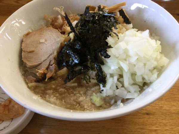 「あぶらそば780円鬼脂」@中華そば136の写真