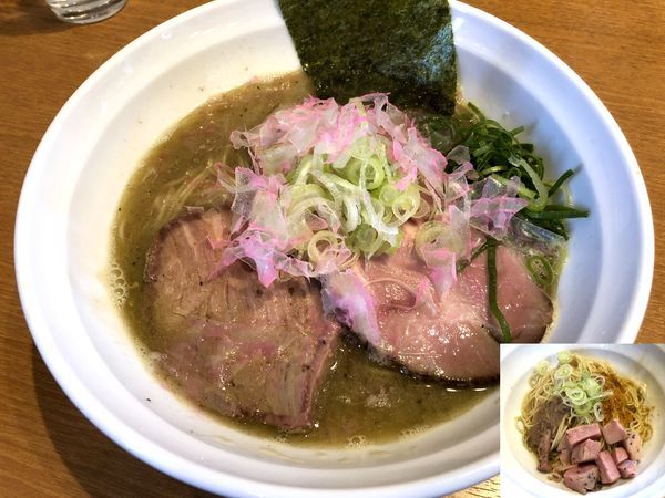 「【限定】煮干卍（850円）＋裏玉（180円）＋肉増し」@喜元門 ひたち野牛久店の写真