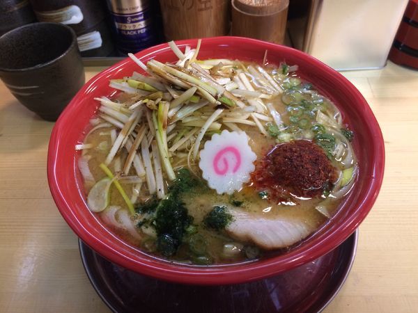 「ネギ味噌そば（限定）」@我的中華そば 机上の空論。の写真