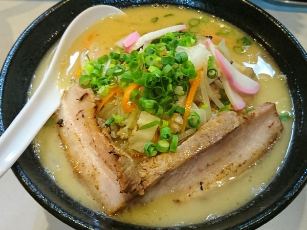 「【5周年限定】名古屋コーチンの海鮮チャンポン ￥900」@麺屋 扇 SENの写真