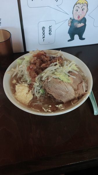 「小 ニンニク アブラ」@麺屋 歩夢の写真