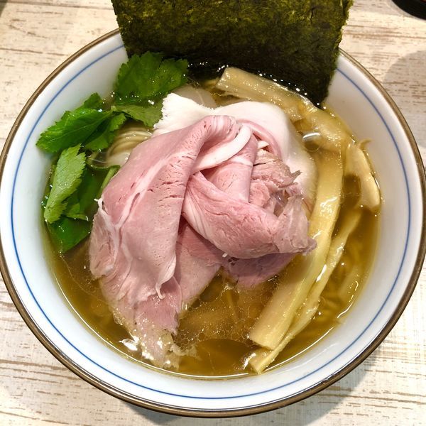 「【気まぐれ限定】淡口中華そば ￥850」@中華そば 四つ葉の写真