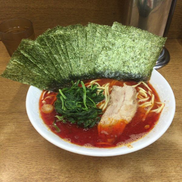 「紅蓮の虎 海苔10枚」@ラーメン虎ノ穴の写真