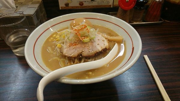 「あじ玉味噌らーめん」@らー麺 あけどやの写真