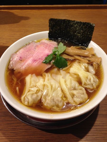 「わんたんめん」@中華そば 二階堂の写真