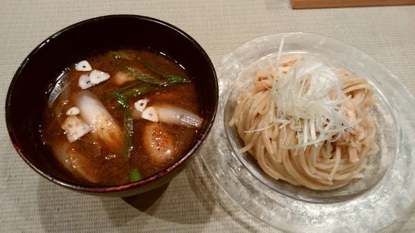 「鴨汁つけそば」@らーめん 鴨to葱の写真