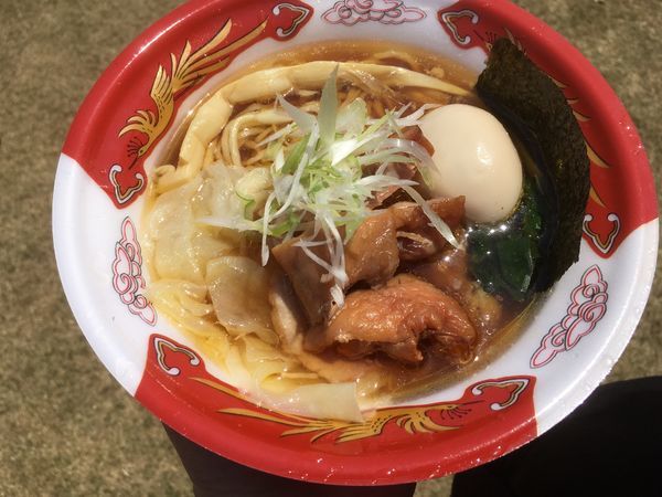 「第三陣 手打焔 『地鶏の王様醤油らーめん』」@中華蕎麦とみ田 冨田治PRESENTS 最強ラーメン祭2018 in 小山の写真