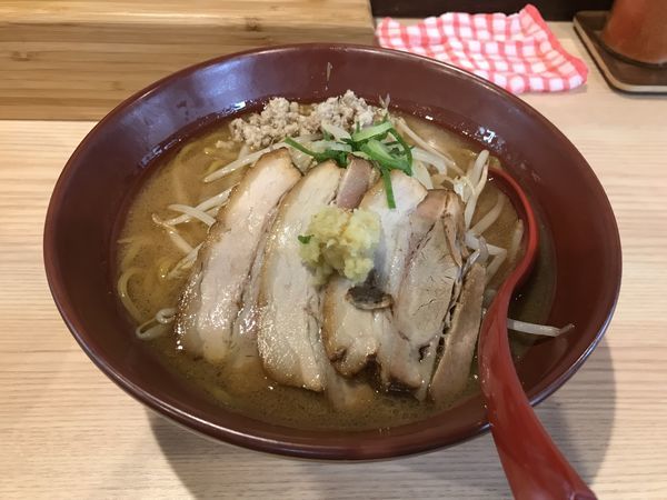 「3枚チャーシュー焼き味噌」@拉麺 大公 南太田本店の写真