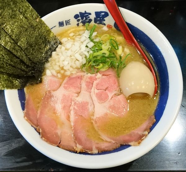 「特製濃厚煮干しそば」@麺匠 濱星 溝の口店の写真