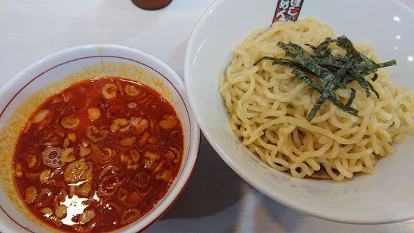 「辛みつけ麺」@煮干しらーめん 玉五郎 阪急三番街店の写真
