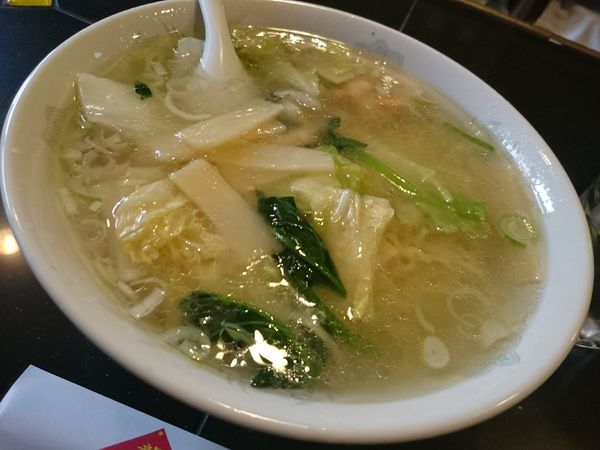 「えびそば 蝦仁湯麺 820円」@龍鳳閣の写真