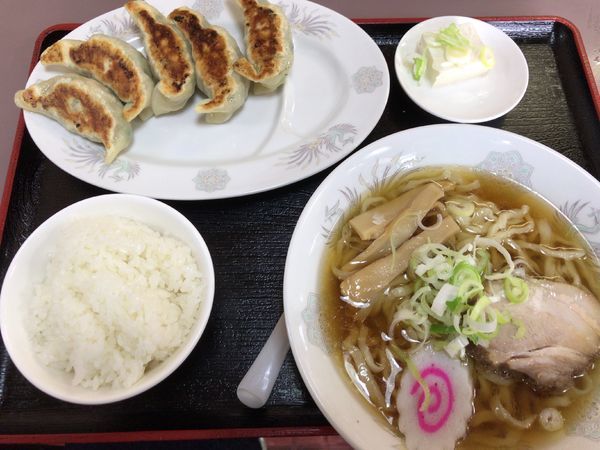 「餃子セットランチ900円」@佐野青竹手打ちラーメン いしかりの写真