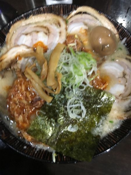 「味噌ホルチャーシューメン」@一力の写真