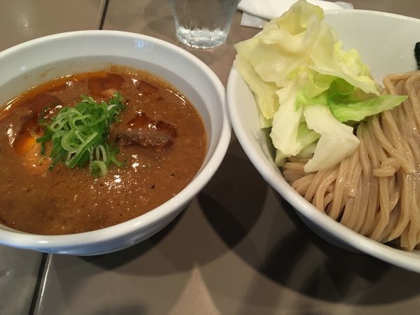 「エビ味噌タマゴ入り」@つけ麺 五ノ神製作所の写真