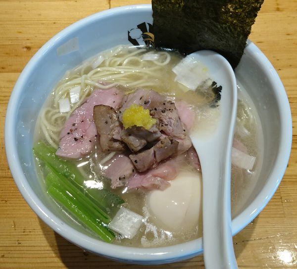 「特製鴨中華そば(塩)」@満鶏軒の写真