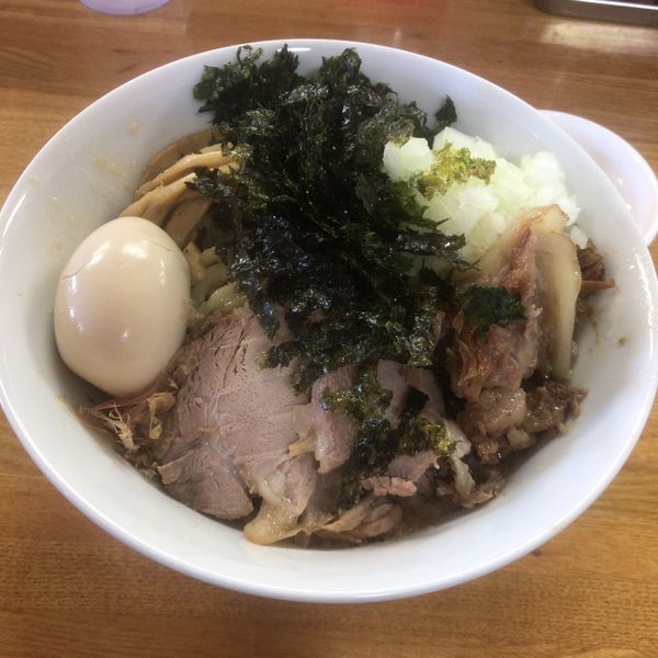 「特製あぶらそば990円」@中華そば136の写真