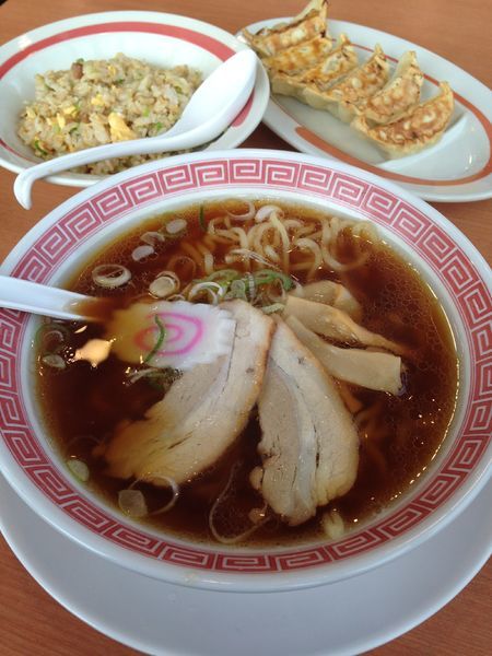 「新・極上中華そば 炒飯セット」@幸楽苑 吹上店の写真