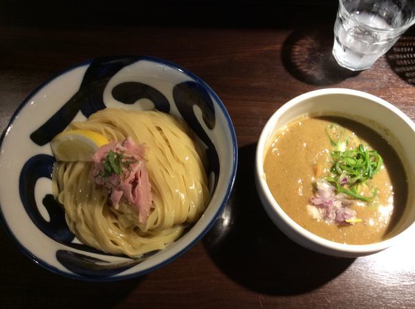 「純濃煮干しつけ麺（中盛り） 890円」@九十九里煮干つけ麺 志奈田の写真