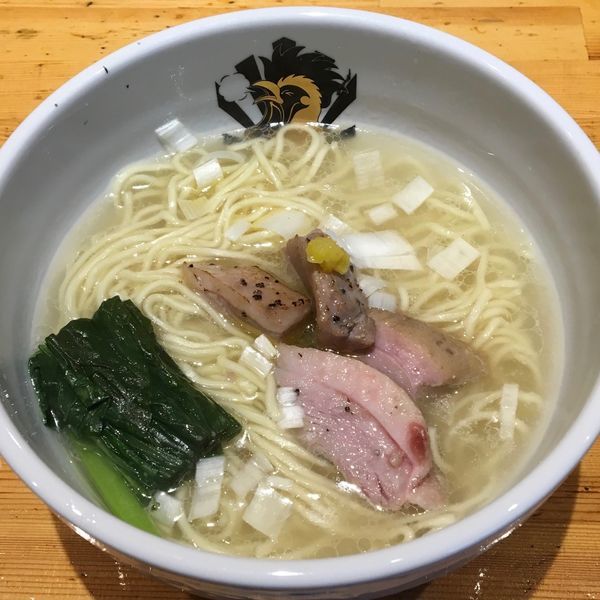 鴨中華そば（塩）＋鴨雑炊