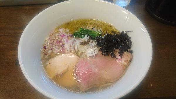 「貝節潮そば」@CLAM＆BONITO貝節麺RAIKの写真