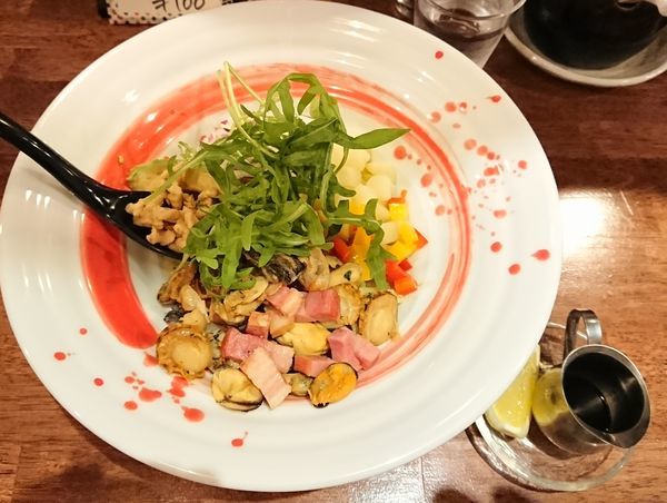 「【限定】貝とジェノベーゼのハーモニー（貝ましまし）」@海老丸らーめんの写真