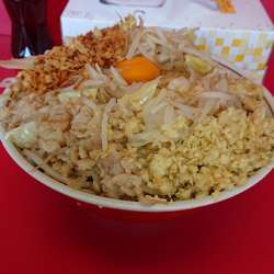 小豚 汁なしにんにく少し野菜脂生姜