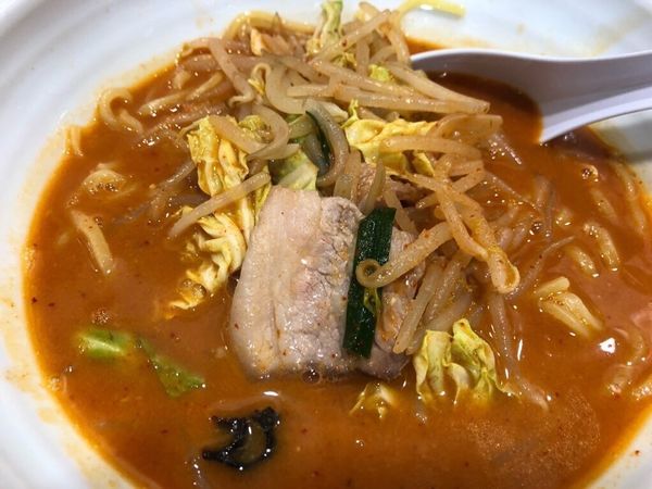 「激辛ぎょうてんタンメン」@爆じゅう餃子 餃点の写真