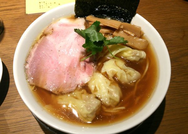 「わんたんめん　850円」@中華そば 二階堂の写真