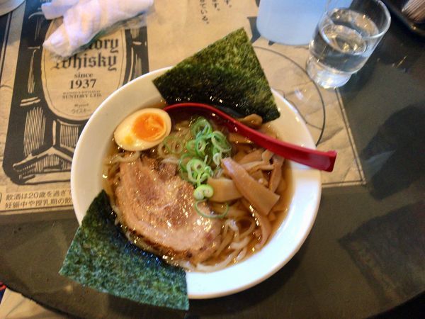 「あっさり醤油らーめん  メンマトッピング」@三代目らーめん梅丸の写真