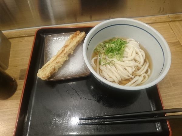 「冷ぶっかけ ちくわ天 ４２０円」@おにやんま 人形町店の写真