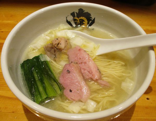 「鴨中華そば（塩）850円」@満鶏軒の写真