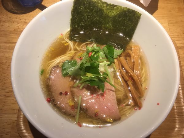 「海老かおる白だし780円」@自家製麺 中華そば 多繋の写真