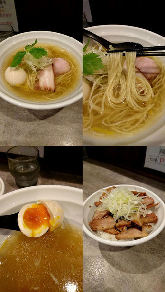 「『端麗味玉塩そば+ランチ丼(￥800+200)』」@麺処 風人の写真