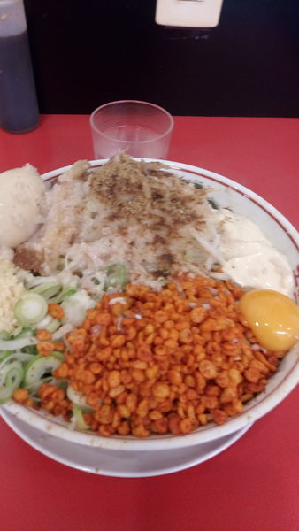 「まぜそば」@鷹の目 獨協大学前本店の写真