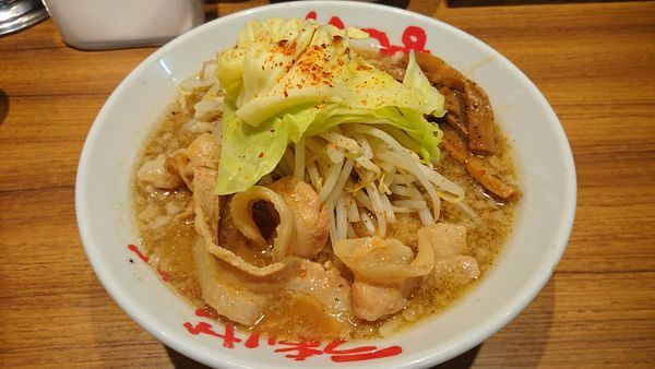 「がっつり煮干しラーメン」@なんつッ亭 御徒町店の写真
