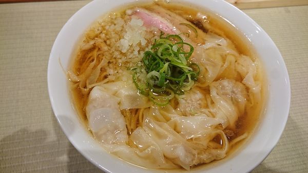 「鴨ワンタン麺」@らーめん 鴨to葱の写真