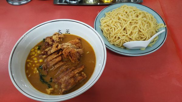「味噌ロースつけ麺」@大王ラーメンの写真