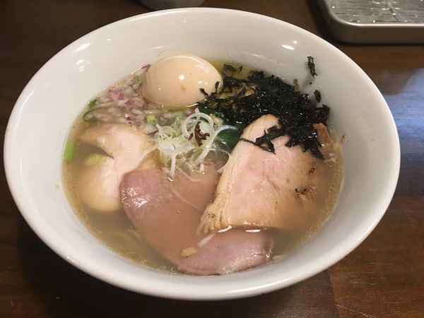 「特製 貝節潮そば」@CLAM＆BONITO貝節麺RAIKの写真